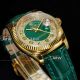 swiss replica rolex day date iced out yellow gold green strap watch (6)_th.jpg